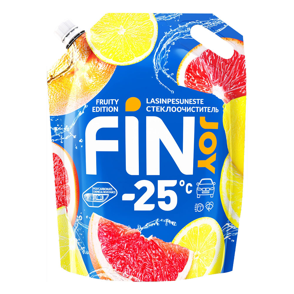 Стеклоомыватель Fin Joy Fruity зимний -25 °С 3 л