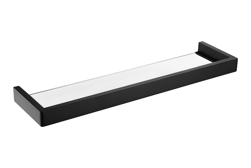 Стеклянная полка AltroBagno Aperto 082801 MB цвет Черный матовый