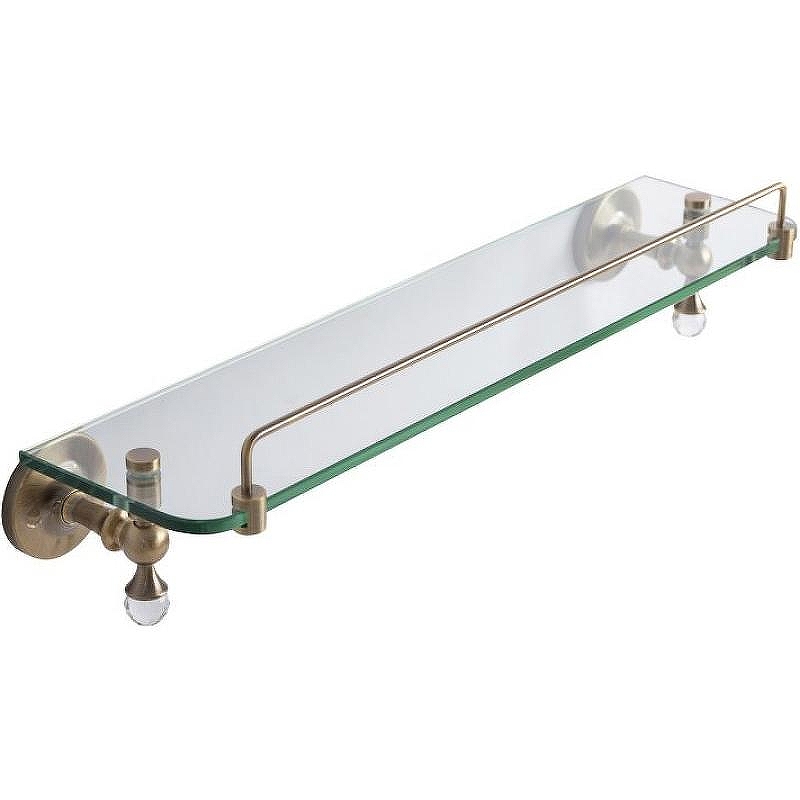 Стеклянная полка Art&Max Antic Crystal AM-E-2682SJ-Br Бронза