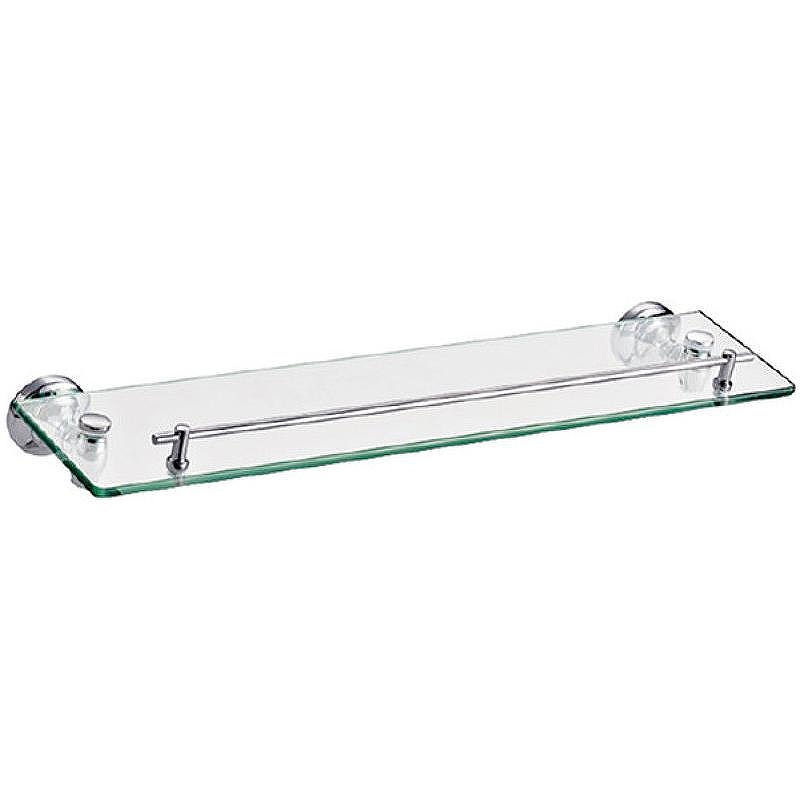 Стеклянная полка CeramaLux Bianco 52011 Хром