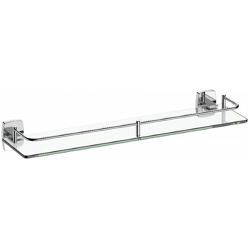 Стеклянная полка CeramaLux Cube 12611 Хром