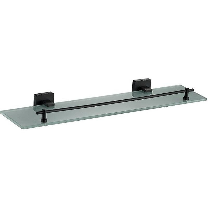 Стеклянная полка Haiba HB8907 Черная матовая