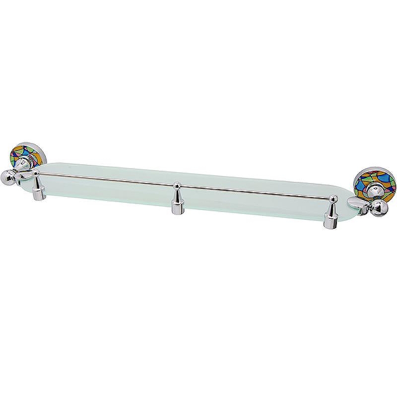 Стеклянная полка WasserKRAFT Diemel K-2244 цвет Хром