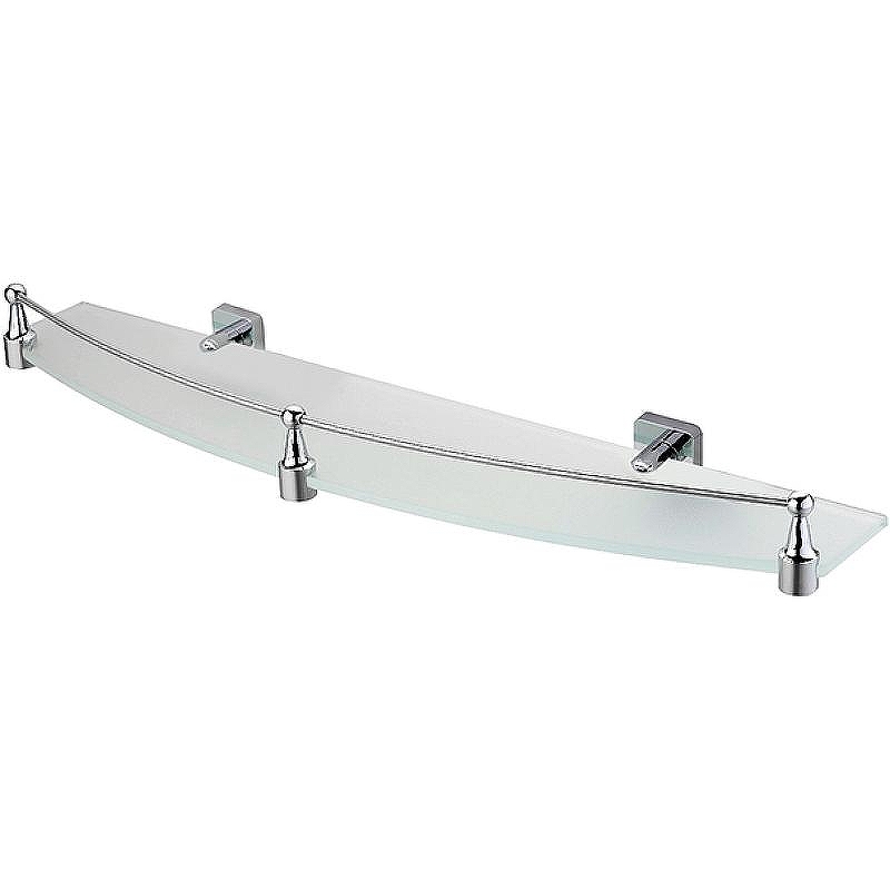 Стеклянная полка WasserKRAFT Dill K-3944 цвет Хром