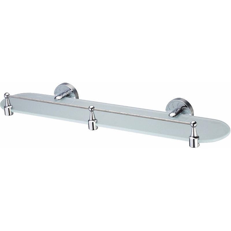 Стеклянная полка WasserKRAFT Isen K-4044 цвет Хром