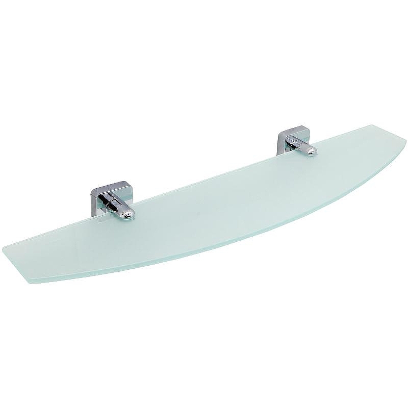Стеклянная полка WasserKRAFT Lippe K-6524 цвет Хром