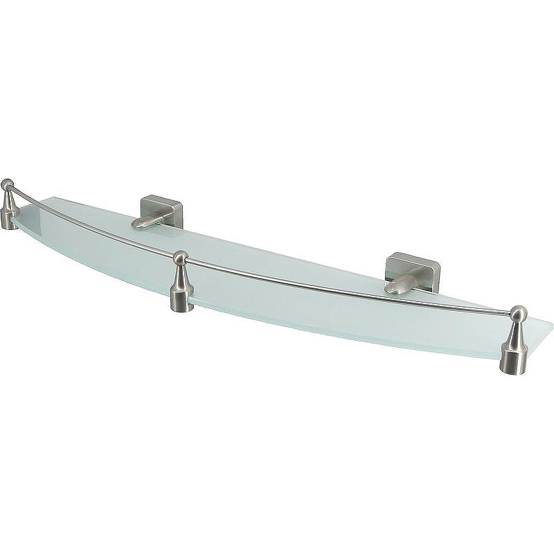 Стеклянная полка WasserKRAFT Rhin K-8744 цвет Хром