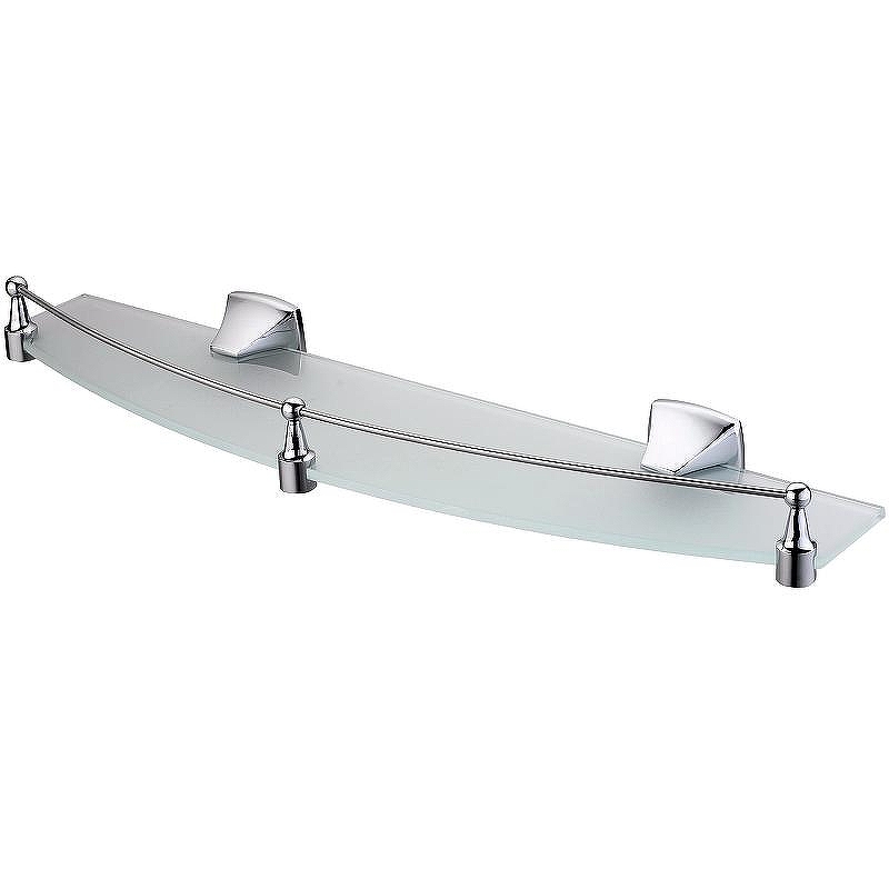 Стеклянная полка WasserKRAFT Wern K-2544 цвет Хром