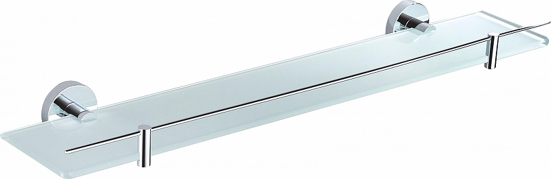 Стеклянная полка Wonzon & Woghand Easy WW-8127 цвет Хром