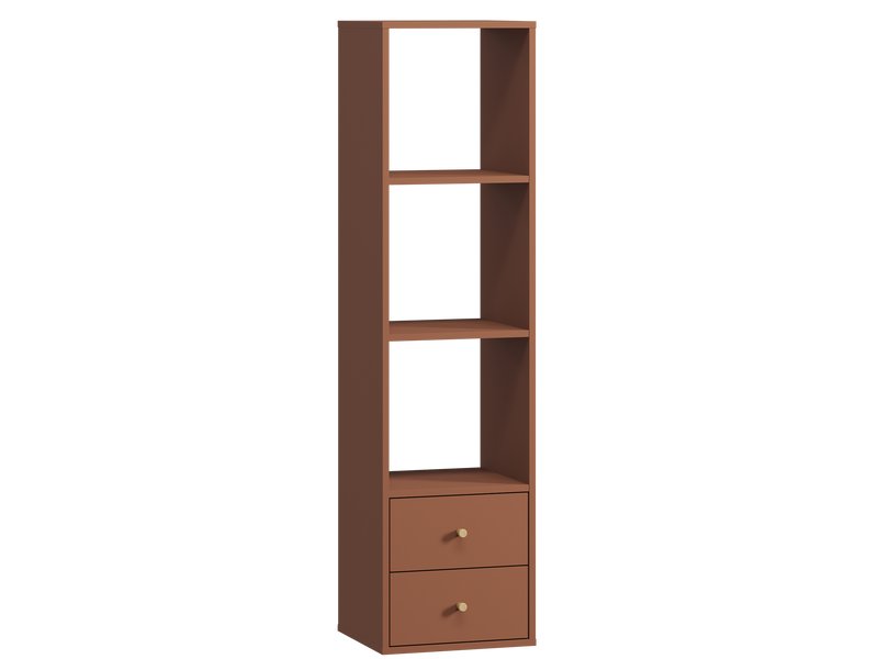 Стеллаж Кейн 2-39x149 Терракотовый