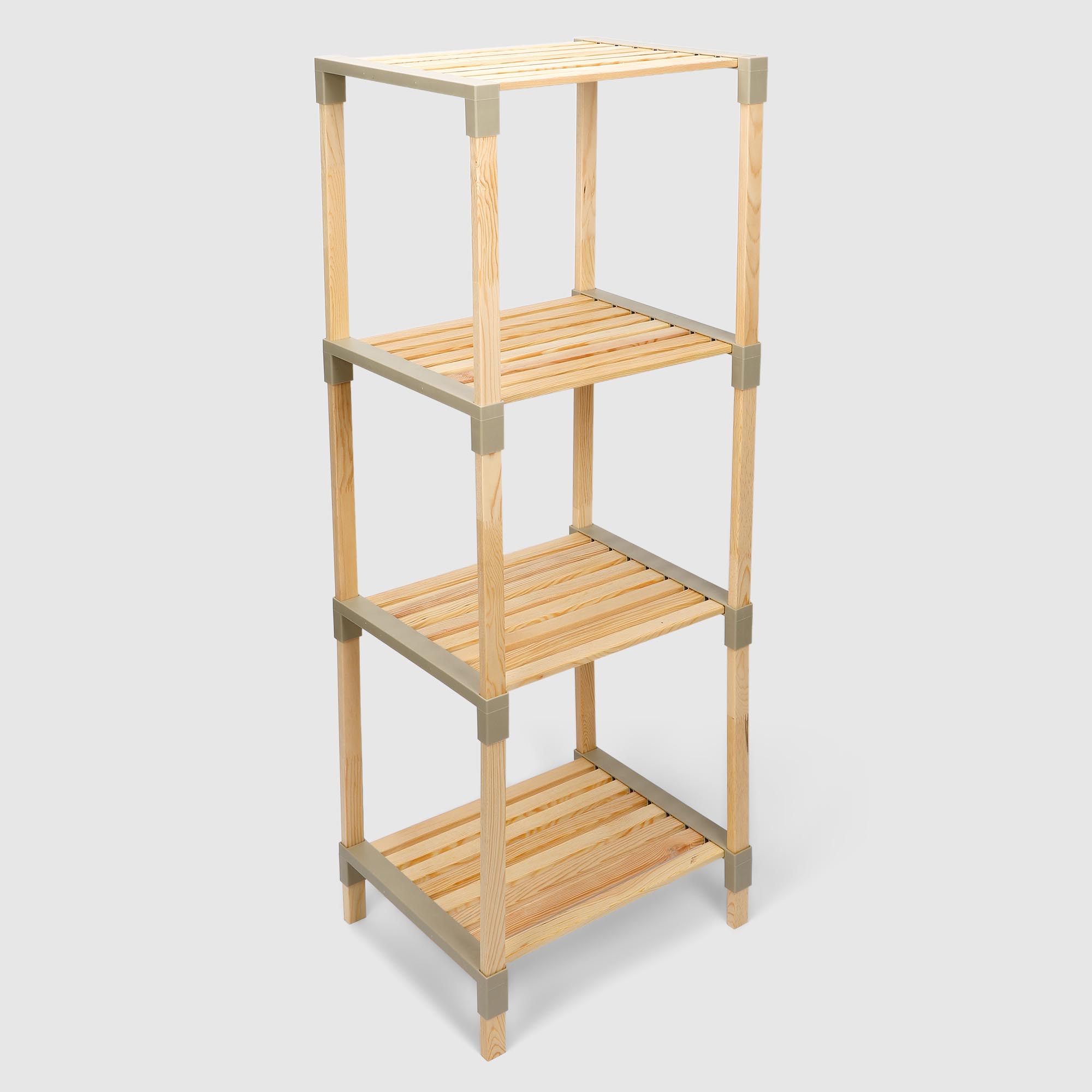 Стеллаж для хранения Fixwood Fix-2013-4 бежевый 41х34х116 см