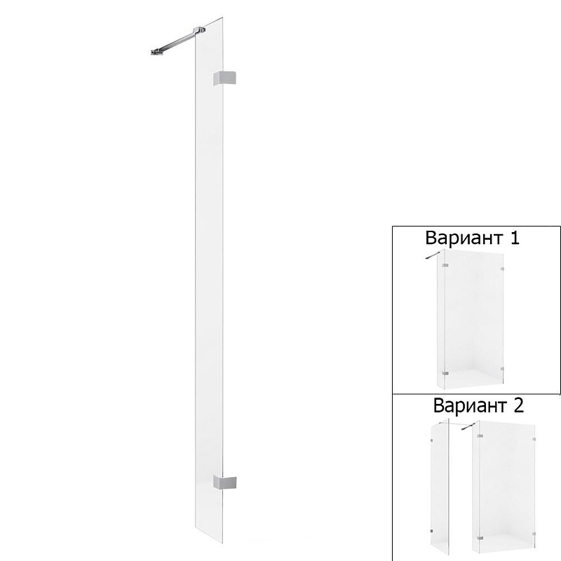 Стенка New Trendy EVENTA 33x200 EXK-4640 (хром)