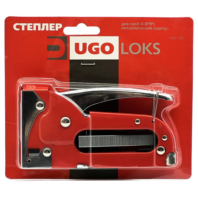 степлер ручной UGO LOKS тип 53 4-8мм металлический корпус