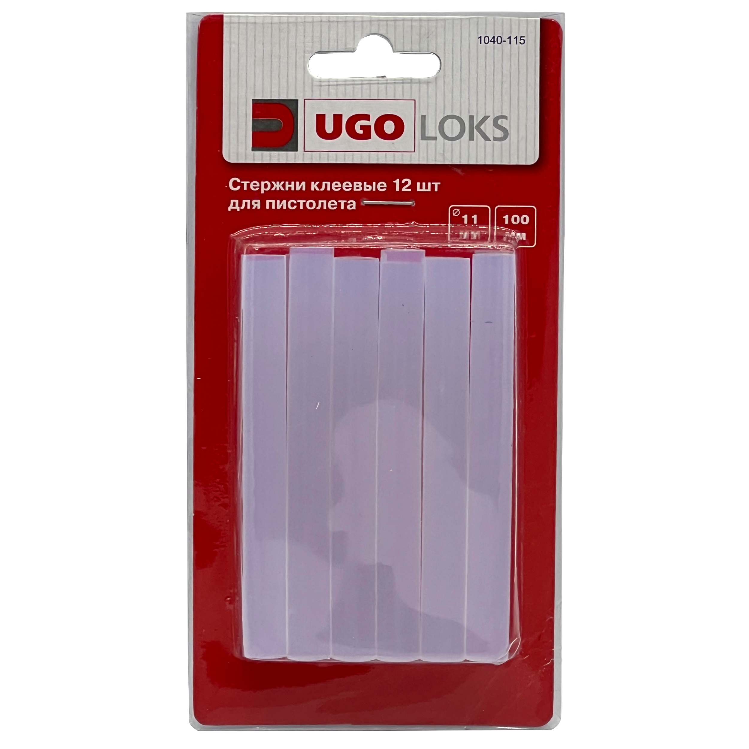 стержни клеевые UGO LOKS 11х100мм 12шт