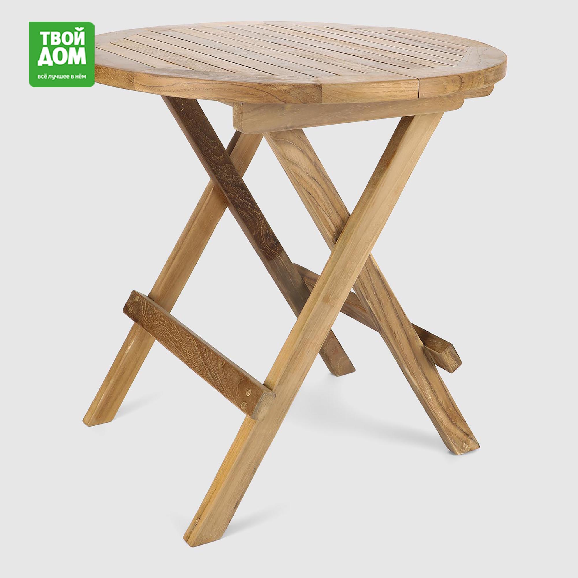Стол для пикника Rohman Java Round straight 50х50х50 см