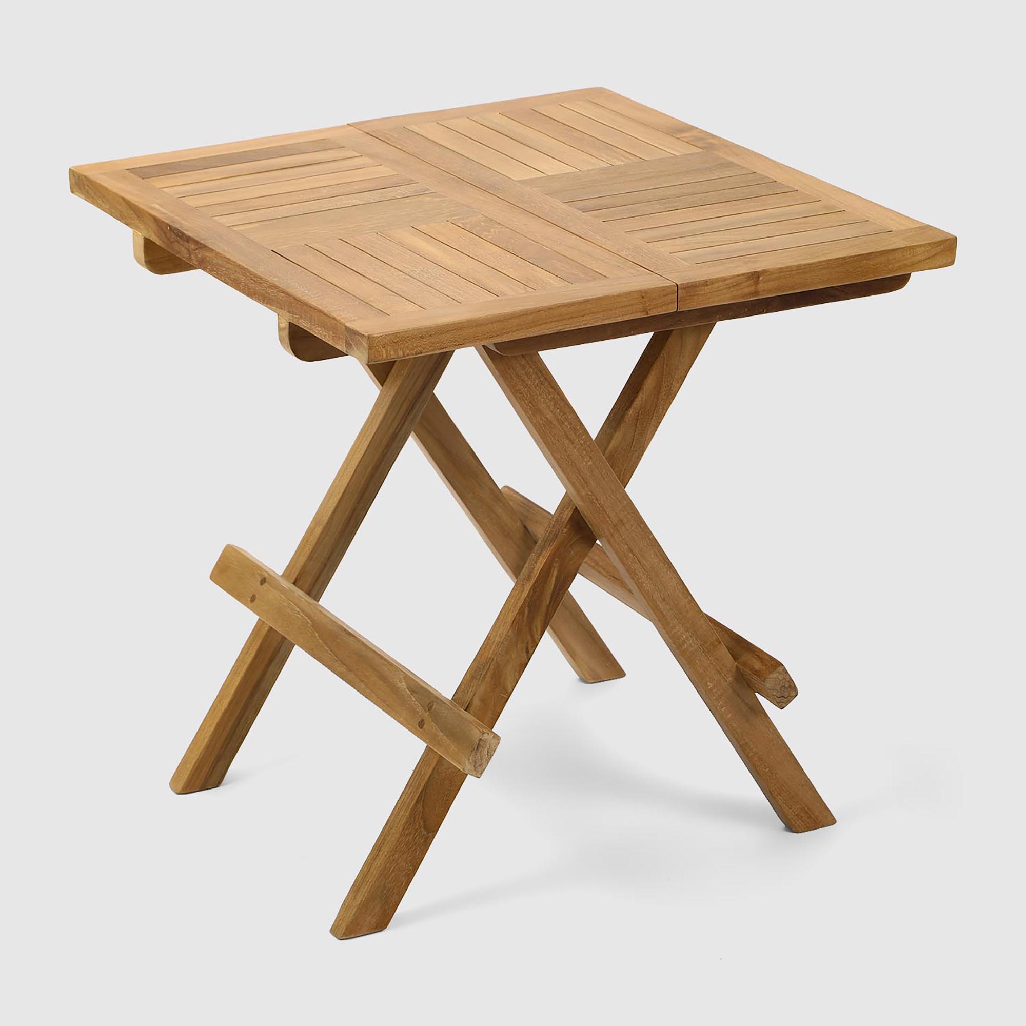 Стол для пикника Rohman Java Square Zigzag тик 50х50х51 см