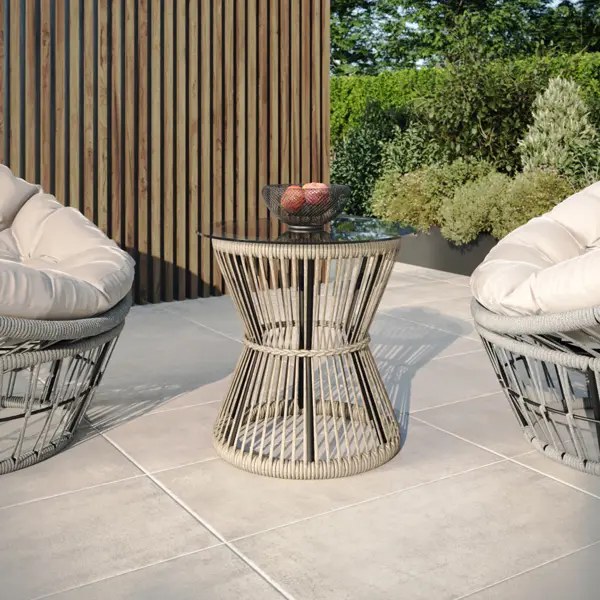 Стол Greengard Турин 50x50x51 см сталь цвет бежевый