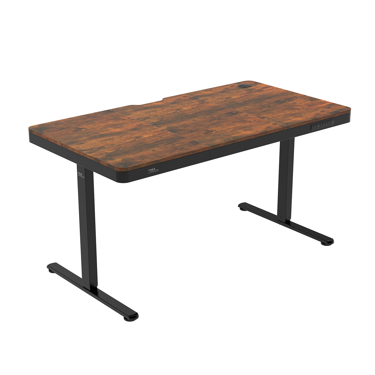 Стол компьютерный ZONE 51 e-Nexor 140x75 Dark Wood