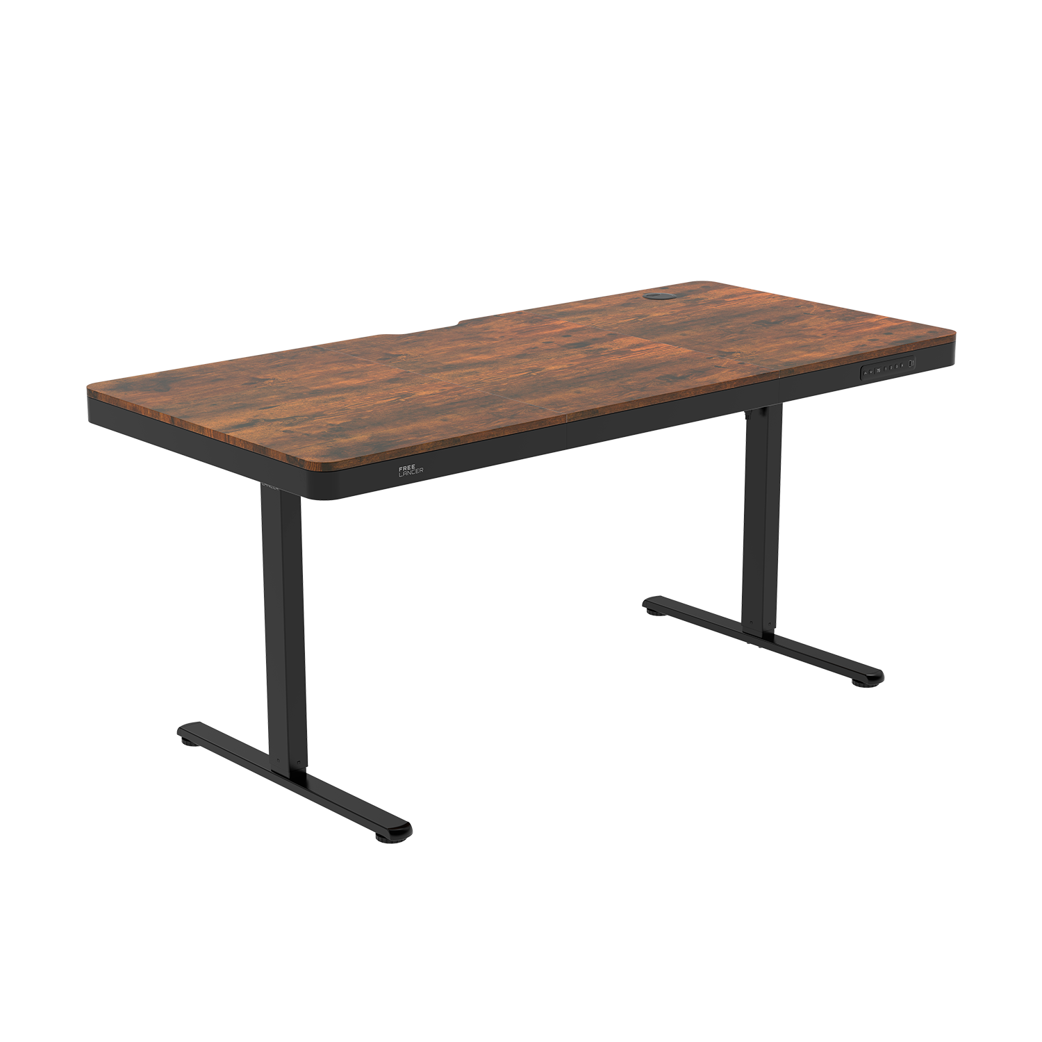 Стол компьютерный ZONE 51 e-Nexor Low 160x75 Dark Wood