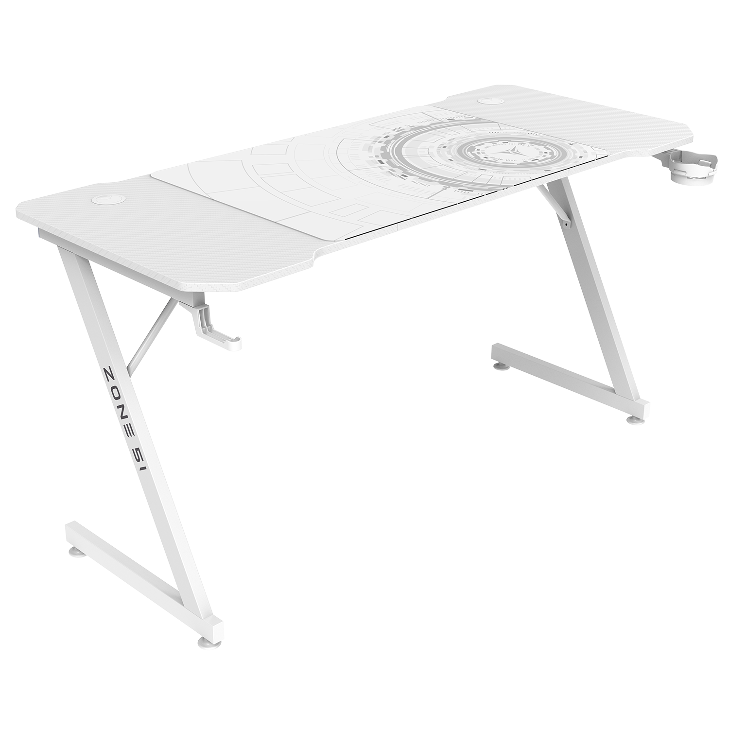 Стол компьютерный ZONE 51 TRINE 140 White