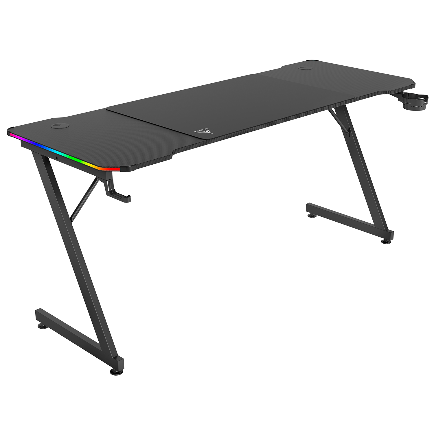 Стол компьютерный ZONE 51 TRINE 160 RGB Black