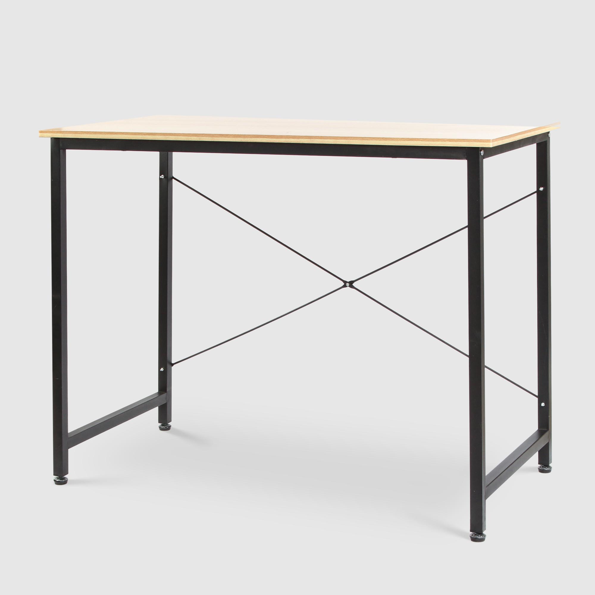 Стол рабочий City Furniture бежевый с черным 100х50х76,5 см