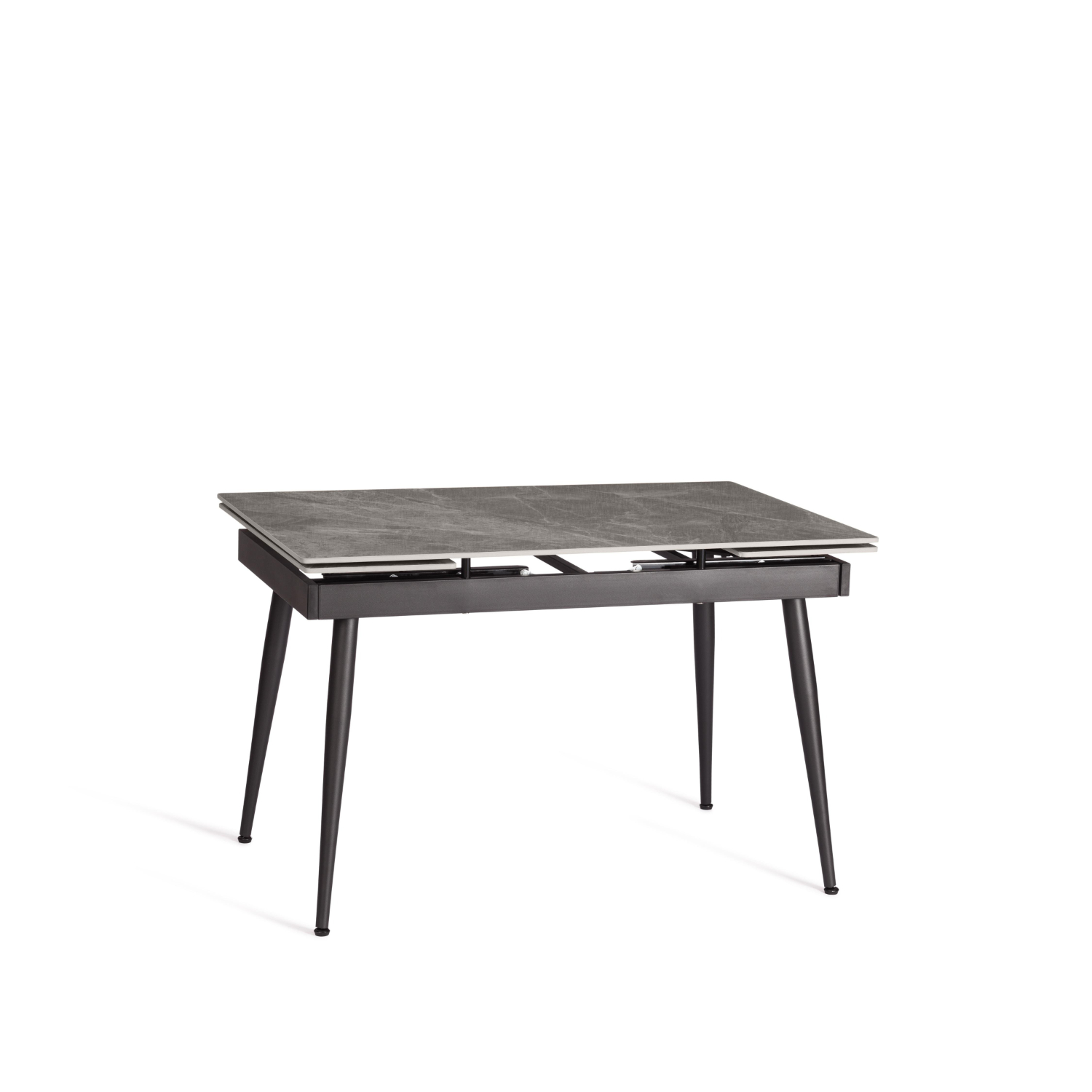 Стол TC Modern Lord Grey глянцевая керамика и металл 120+60х80X75+1 см