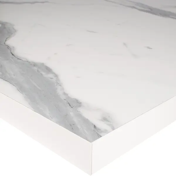 Столешница Delinia Маренго 120x3.8x80 См Бдсп/дсп Цвет Белый