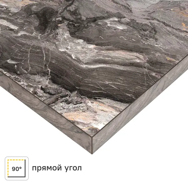 Столешница Delinia Рашчер 300x3.8x60 См Бдсп/дсп Цвет Серый