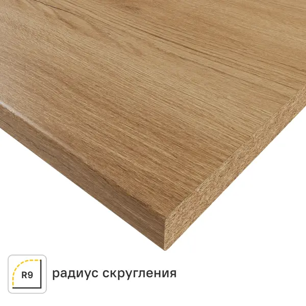 Столешница KONSENSA Верея 60x120x3.8 см ДСП цвет коричневый