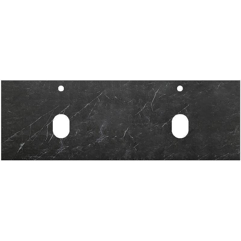 Столешница под раковину BelBagno 140 KEP-140-2-MNO Marmo Nero Opaco