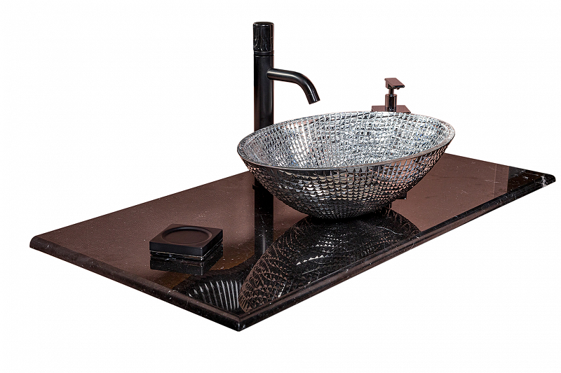 Столешница под раковину Boheme Armadi Art NeoArt 81 857-081-NM цвет Nero Marquina