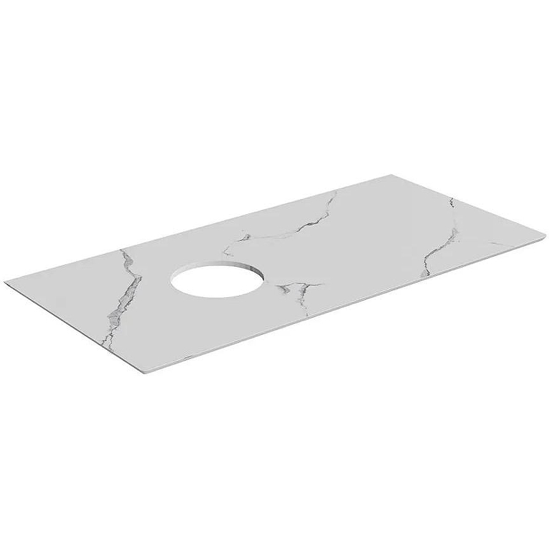 Столешница под раковину Kerama Marazzi Iconico Монте Тиберио 100 CO5.SG50008220R\100 Белая матовая