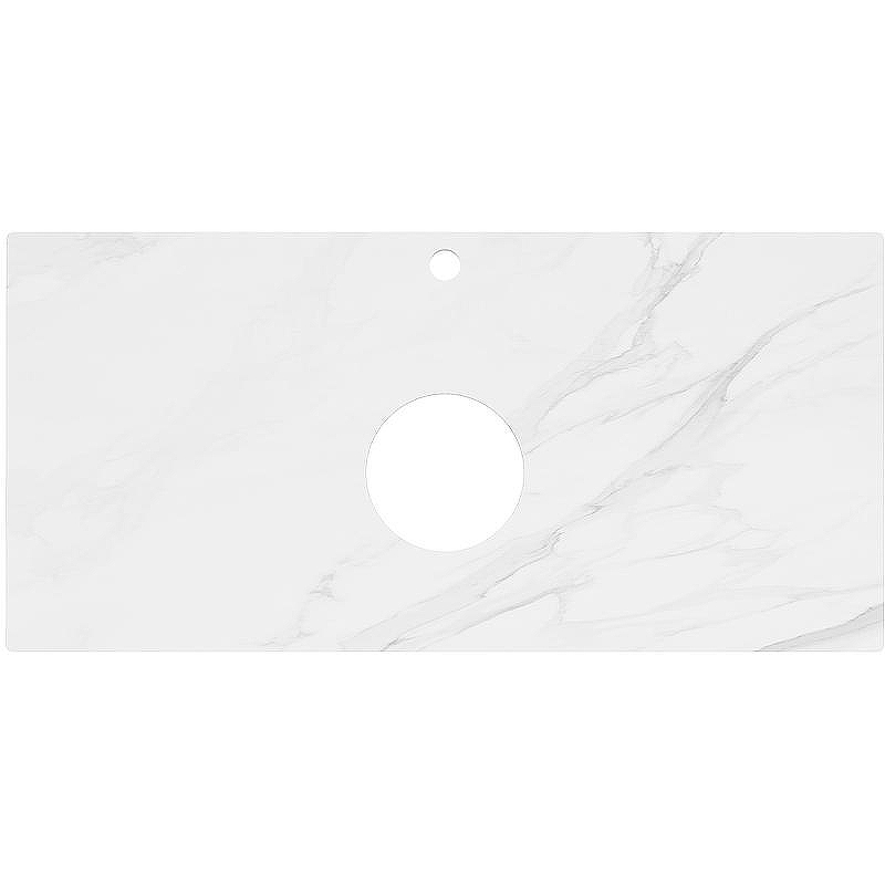 Столешница под раковину Kerama Marazzi Plaza Classic Neo Монте тиберио 100 PL1.SG507120R\100 Белый мрамор