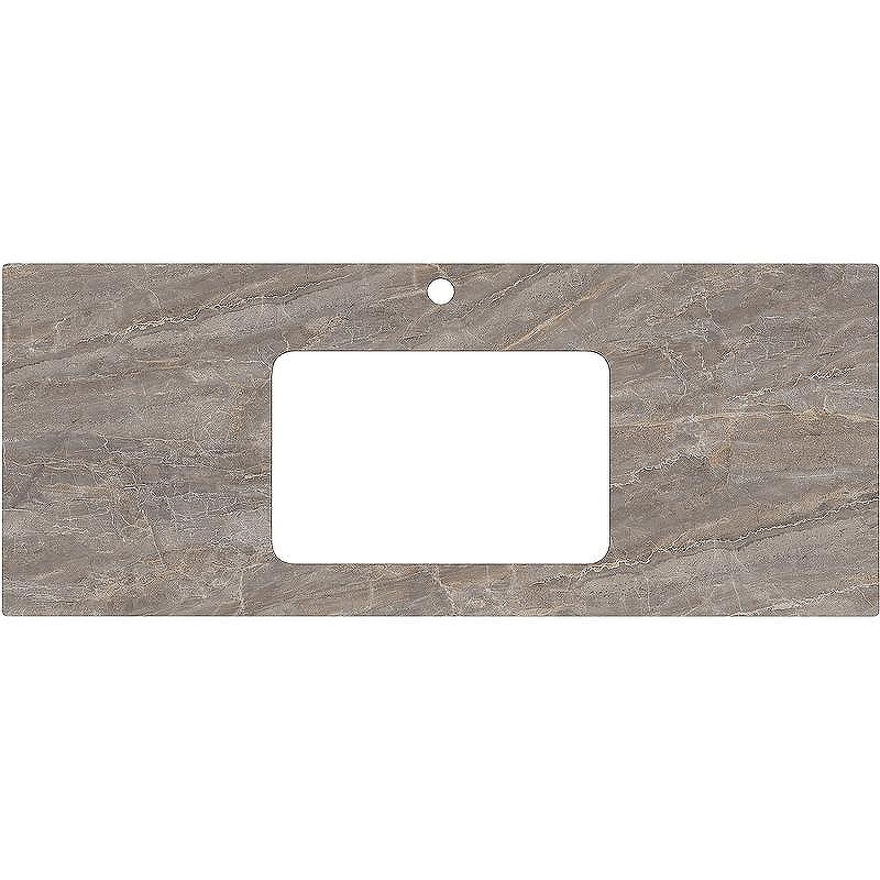 Столешница под раковину Kerama Marazzi Plaza Classic Neo Парнас 120 PL3.VT280\120 Коричнево-серая