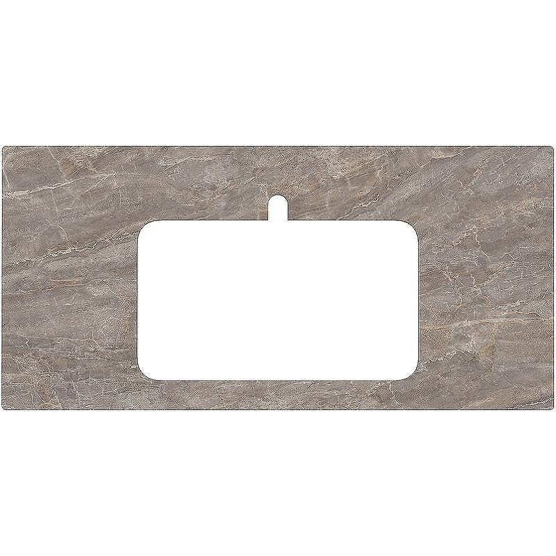 Столешница под раковину Kerama Marazzi Plaza Classic Neo Парнас 100 PL2.VT280\100 Коричнево-серая