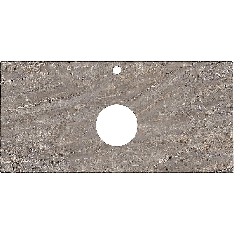 Столешница под раковину Kerama Marazzi Plaza Classic Neo Парнас 100 PL1.VT280\100 Коричнево-серая