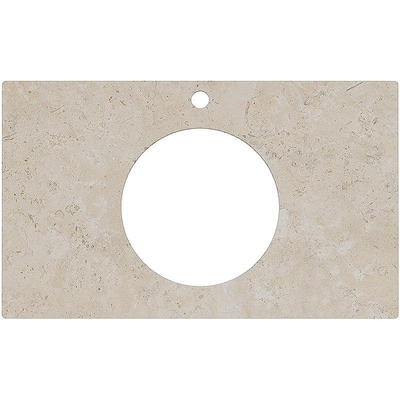 Столешница под раковину Kerama Marazzi Plaza Modern Про Лаймстоун АТ 80 PL5.DD590500R\80 Бежевый камень