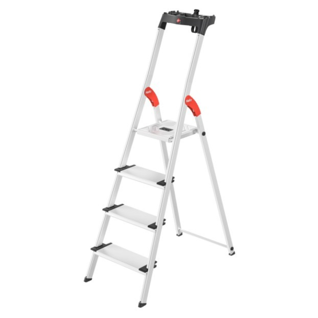 Стремянка Hailo L80 Comfortline алюминиевая 4 ступени