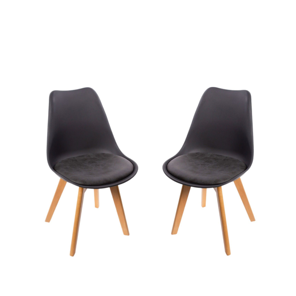 Стул Eames черный (2 шт.) (FR 0024P)
