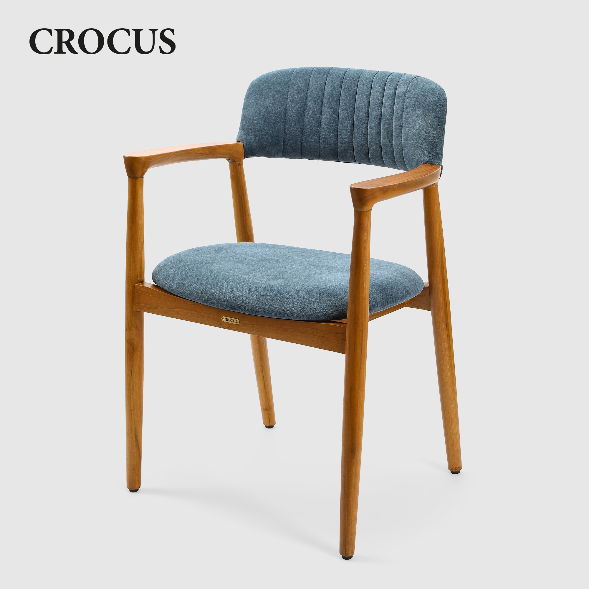 Стул с обивкой Crocus Royal синий 50х50х82 см