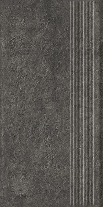 Ступень фронтальная Ceramika Paradyz Carrizo Basalt Коричневый матовая 30x60 см