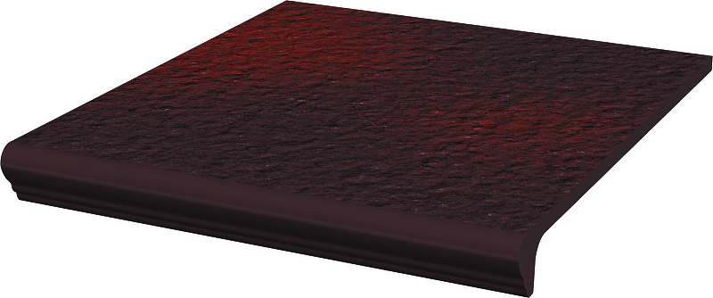 Ступень фронтальная Ceramika Paradyz Cloud Brown Коричневый матовая 30x33 см
