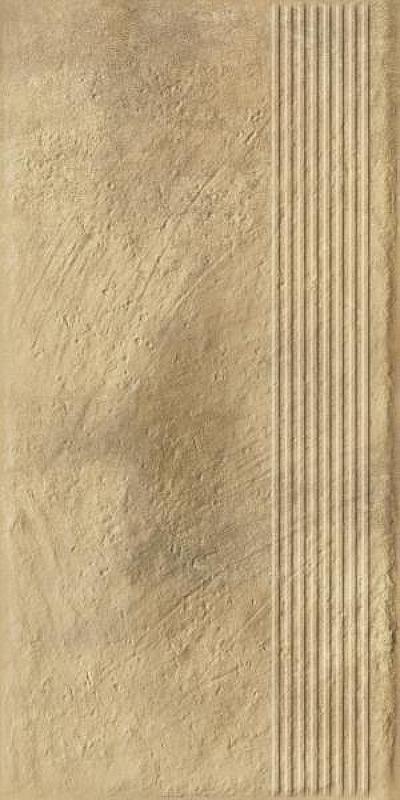 Ступень фронтальная Ceramika Paradyz Eremite Beige B1a Бежевый матовая 30x60 см