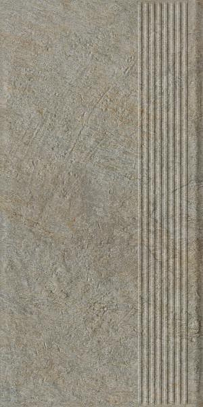 Ступень фронтальная Ceramika Paradyz Eremite Taupe Серый матовая 30x60 см