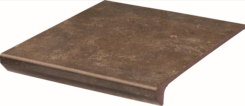 Ступень фронтальная Ceramika Paradyz Ilario Brown Коричневый матовая 30x33 см
