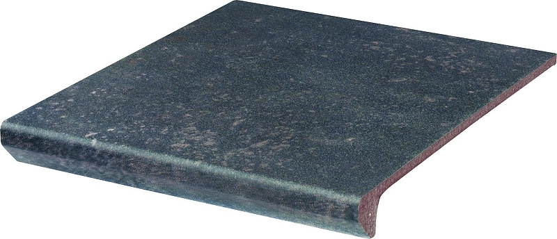 Ступень фронтальная Ceramika Paradyz Viano Antracite B1a Графит матовая 30x33 см