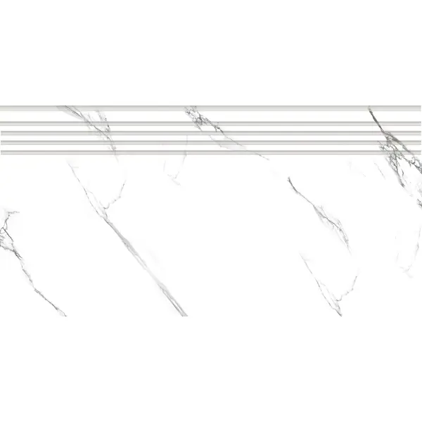 Ступень Grasaro Softmarble G-690-CR 29.4x60 см цвет белый 6 шт.