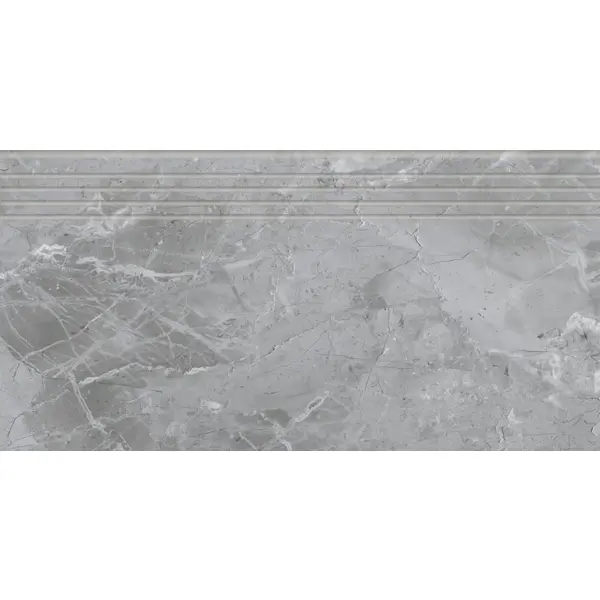 Ступень Grasaro Softmarble G-692-CR 29.4x60 см цвет серый 6 шт.