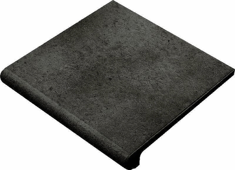 Ступень Gres de Aragon Orion Rounded Stair-tread Antracita 33х33 см